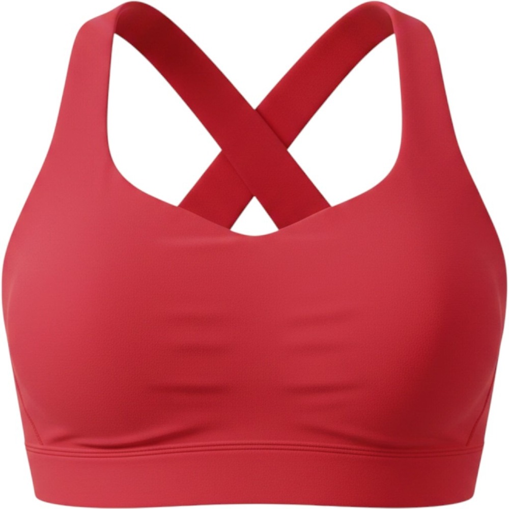 Lululemon Energy Bra Luxtreme Strappy Sports Bra‎ Dark Pink Red Size 2